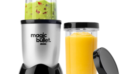 Magic Bullet® Mini 14 oz. Licuadora personal compacta plateada/negra