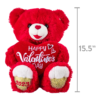 Manera de Celebrar! Día de San Valentín con cariñoso oso de peluche rojo - Imagen 4