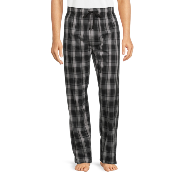 Hanes - Pantalones de pijama elásticos tejidos para hombre