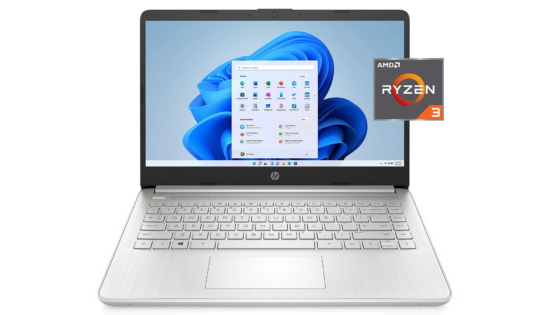 Computadora portátil HP de 14" plateada