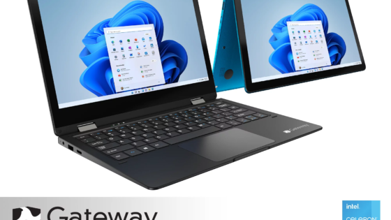 Gateway Notebook 11.6" Pantalla táctil 2 en 1 Laptop, Azul