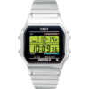 Timex - Reloj digital clásico para hombre, tono plateado - Imagen 2