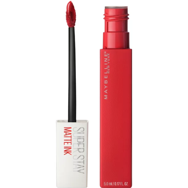 Lápiz labial líquido tinta Super Stay Matte de Maybelline, 0.17 fl. onz.