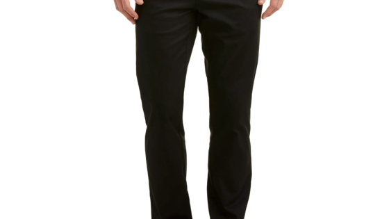 George Men's Premium pantalones caqui recto