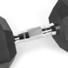 CAP Barbell, mancuerna hexagonal de goma de 15 lb, individual - Imagen 3