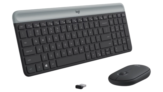 Combinación de teclado y mouse inalámbricos delgados de Logitech