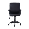 Silla de oficina de gerente con respaldo medio de cuero regenerado Mainstays, varios acabados - Imagen 3