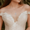 Billie Bijoux Collares de plata con dije de corazón de amor - Imagen 5