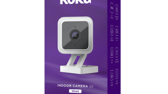 Cámara interior doméstica Roku Smart con cable